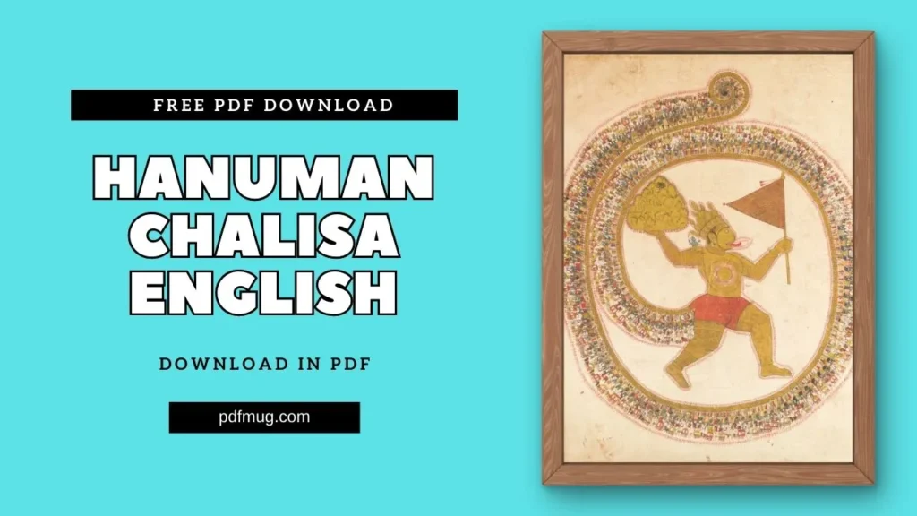 Hanuman Chalisa English PDF Free Download