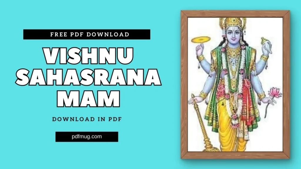 Vishnu Sahasranamam PDF Free Download