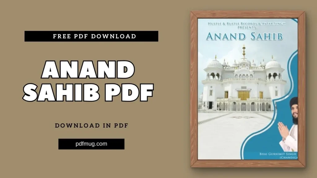 Anand Sahib PDF Fre Download