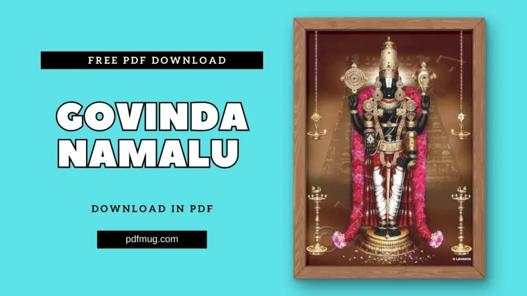 Govinda Namalu PDF Free Download