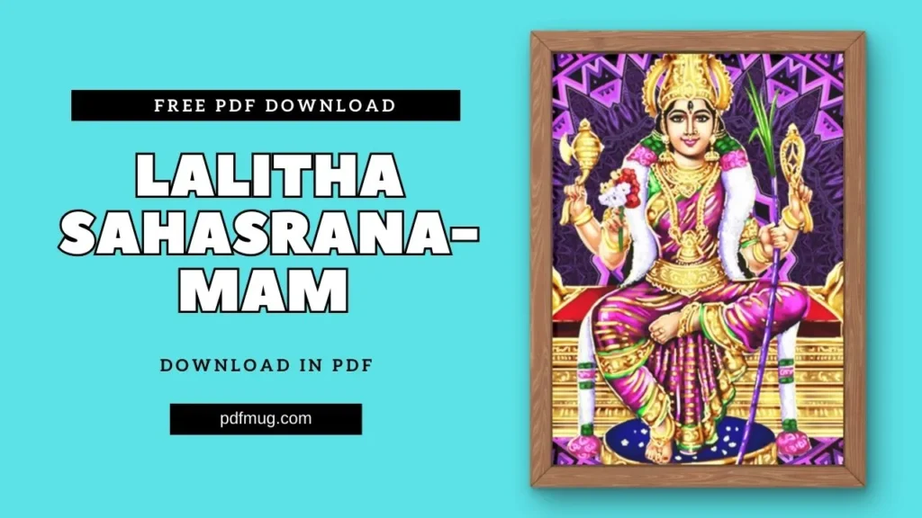 Lalitha Sahasranamam PDF Free-Download
