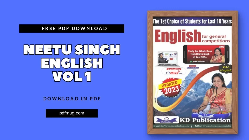 Neetu Singh English Vol 1 PDF Free Download