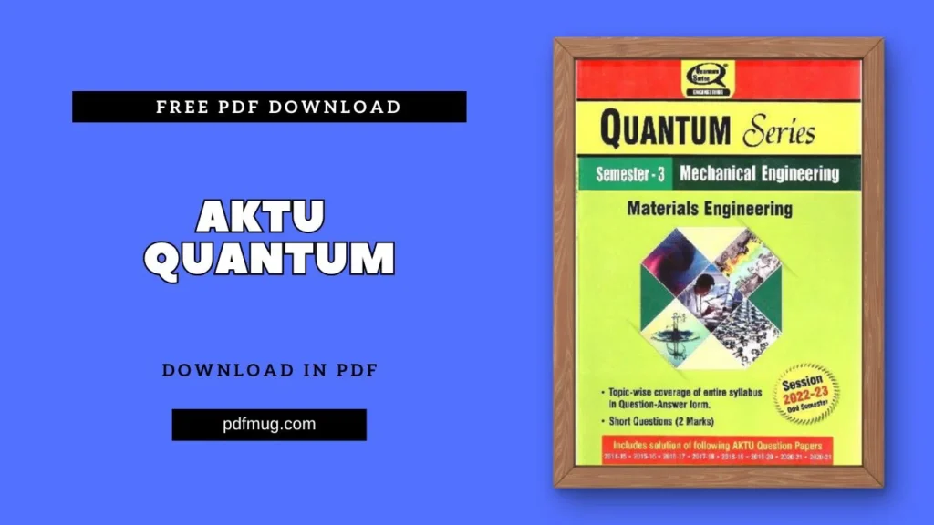 Aktu Quantum PDF Free Download