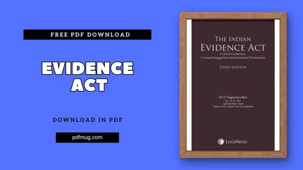 Evidence Act PDF Free Download