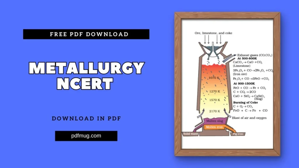 Metallurgy Ncert PDF Free Download