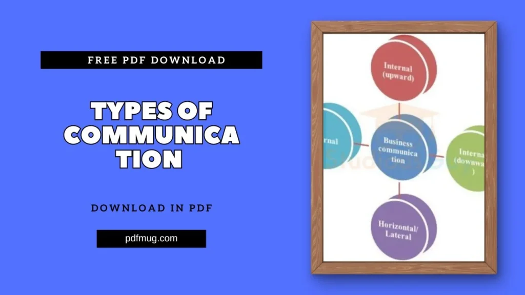 Types Of Communication PDF Free Download