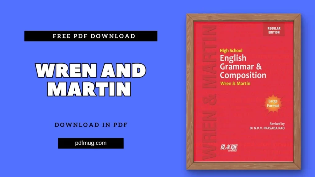 Wren and Martin PDF Free Download