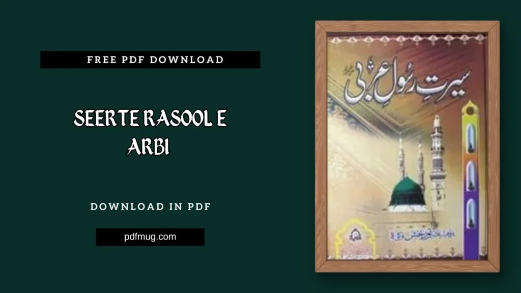 Seerte Rasool e Arbi PDF Free Download