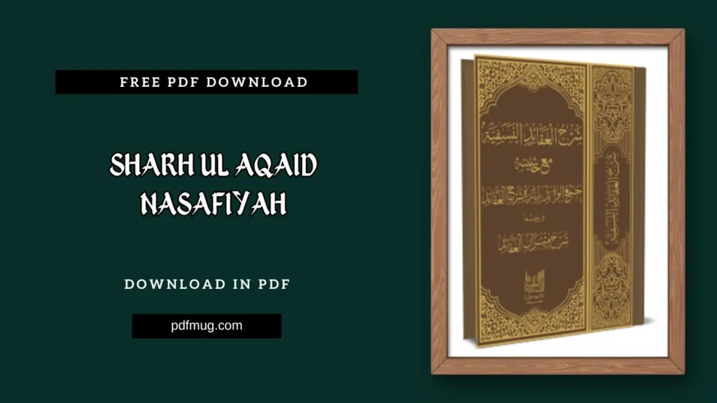 Sharh ul Aqaid Nasafiyah PDF Free Download