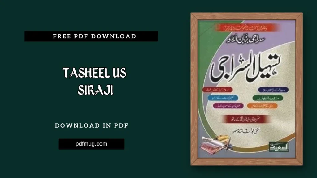 Tasheel us Siraji PDF Free Download