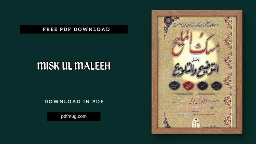 Misk ul Maleeh PDF Free Download