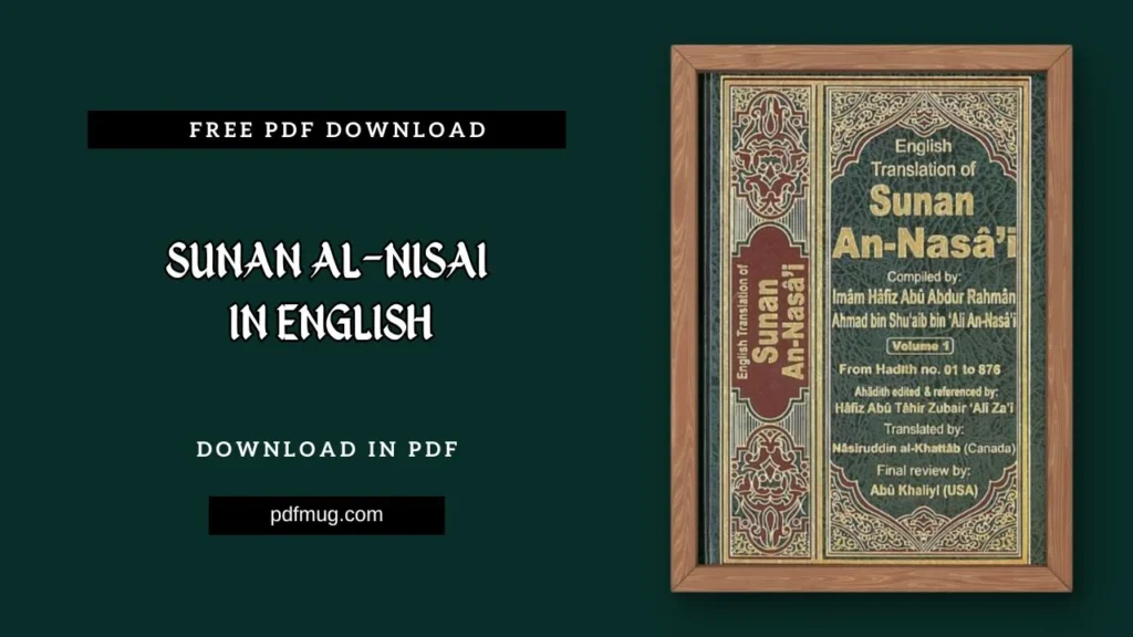 SUNAN AL-NISAI IN ENGLISH PDF Free Download