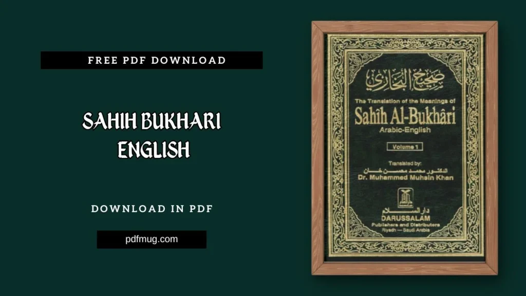Sahih Bukhari English PDF Free Download