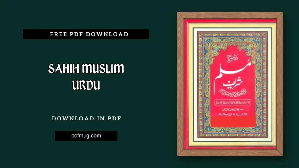 Sahih Muslim urdu PDF Free Download